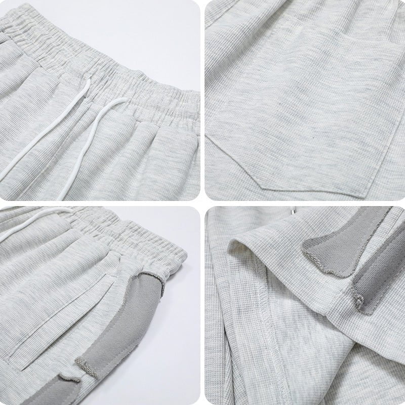 Cozy Cotton Shorts Side Patchwork Streetwear Brand Techwear Combat Tactical YUGEN THEORY