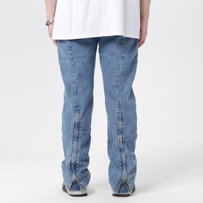 Skinny Denim Jeans Embroidery Star Streetwear Brand Techwear Combat Tactical YUGEN THEORY