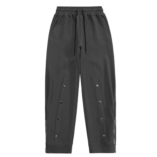 Zipper Trouser Leg Retro Sweat Pants Streetwear Brand Techwear Combat Tactical YUGEN THEORY