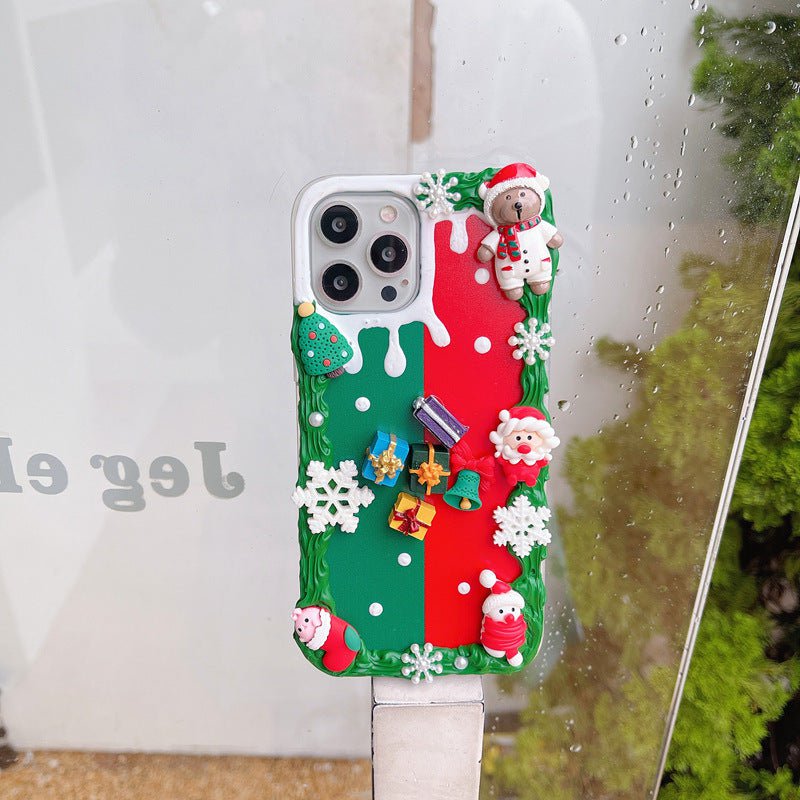 3D Iphone Case Christmas Tree Streetwear Brand Techwear Combat Tactical YUGEN THEORY