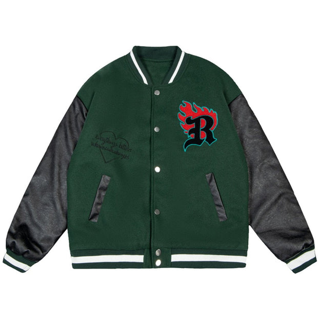 "999" Patch Embroidered Varsity Jacket Streetwear Brand Techwear Combat Tactical YUGEN THEORY