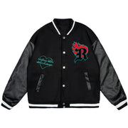 "999" Patch Embroidered Varsity Jacket Streetwear Brand Techwear Combat Tactical YUGEN THEORY
