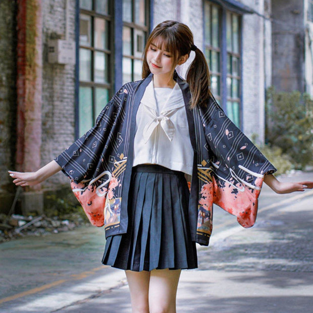 A Tale of Genji Haori Kimono Cardigan Streetwear Brand Techwear Combat Tactical YUGEN THEORY
