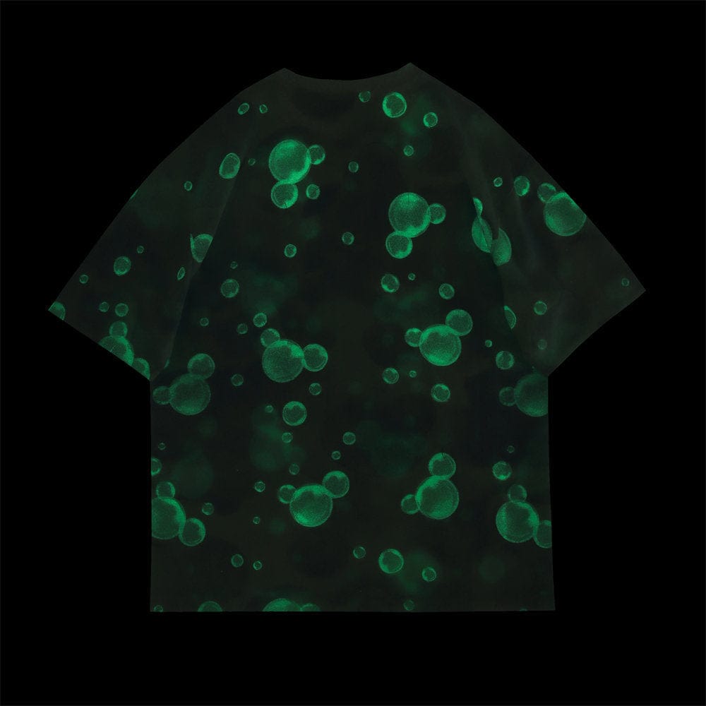 All Over Bubble Glow Print T-Shirt Streetwear Brand Techwear Combat Tactical YUGEN THEORY