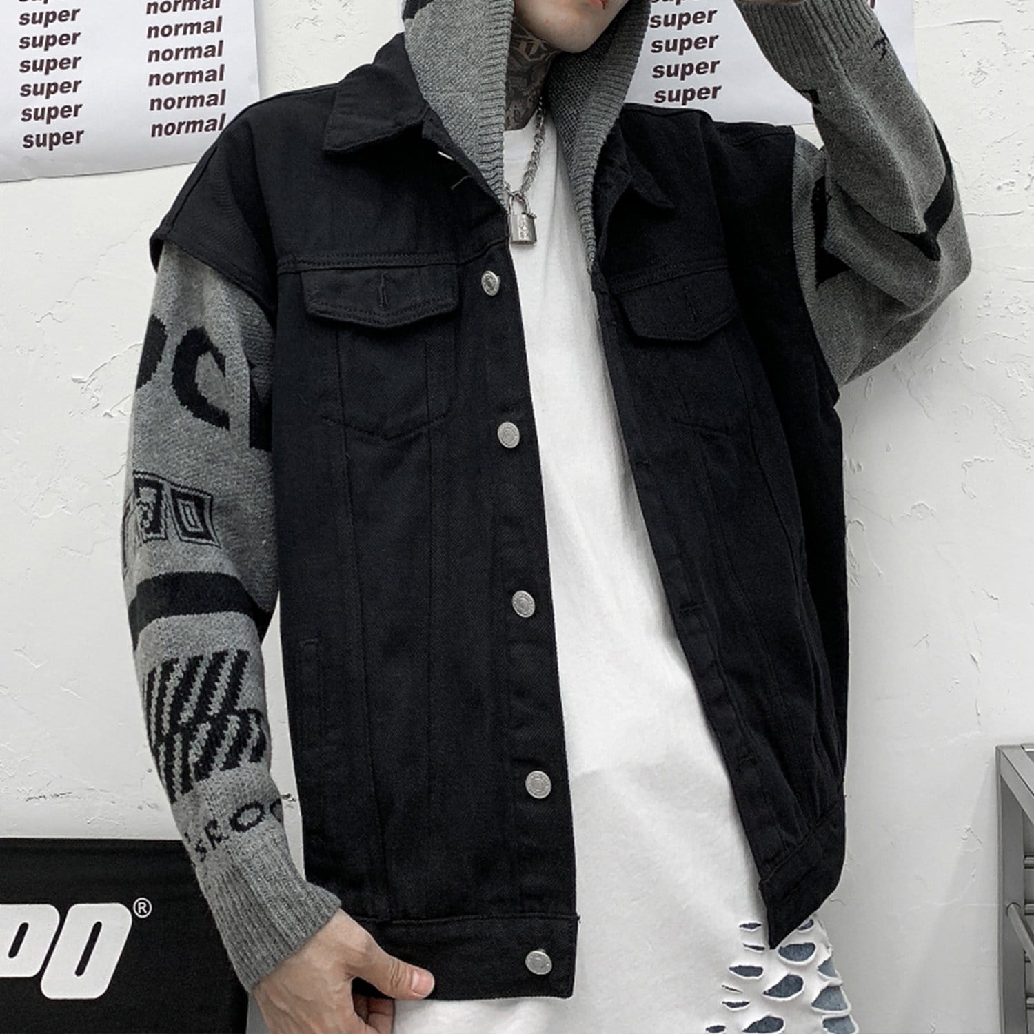 "Alphabet" Hooded Jacket Streetwear Brand Techwear Combat Tactical YUGEN THEORY