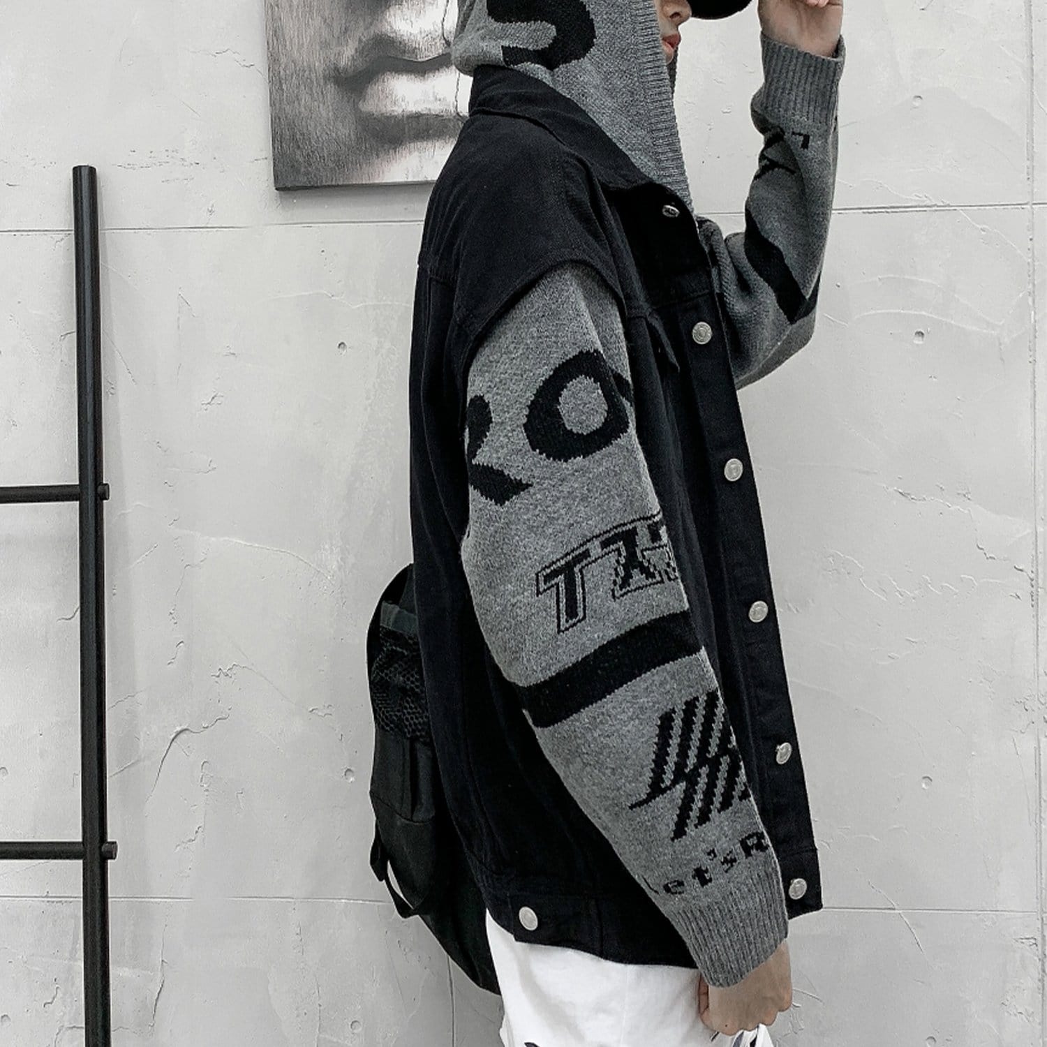 "Alphabet" Hooded Jacket Streetwear Brand Techwear Combat Tactical YUGEN THEORY