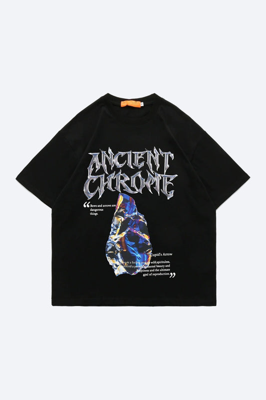 Ancient Chrome T-Shirt Streetwear Brand Techwear Combat Tactical YUGEN THEORY