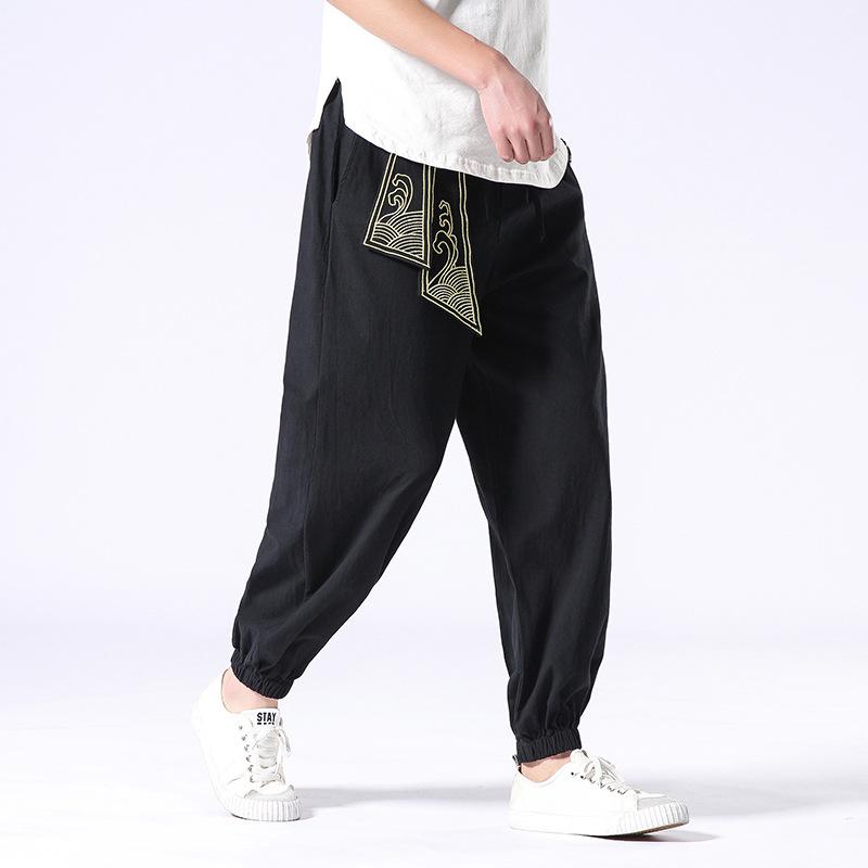 Ancient Style Black Tight End Pant Streetwear Brand Techwear Combat Tactical YUGEN THEORY
