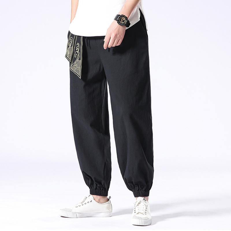 Ancient Style Black Tight End Pant Streetwear Brand Techwear Combat Tactical YUGEN THEORY