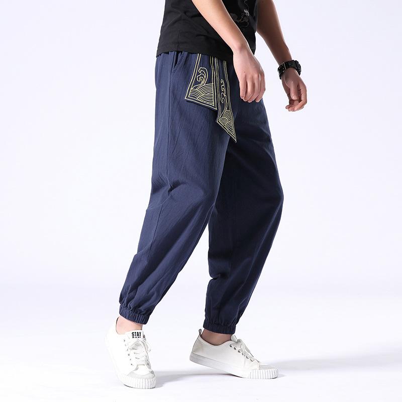 Ancient Style Blue Tight End Pant Streetwear Brand Techwear Combat Tactical YUGEN THEORY