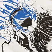 Anime Masked Smoking Girl Print Chain Sweatshirt Streetwear Brand Techwear Combat Tactical YUGEN THEORY