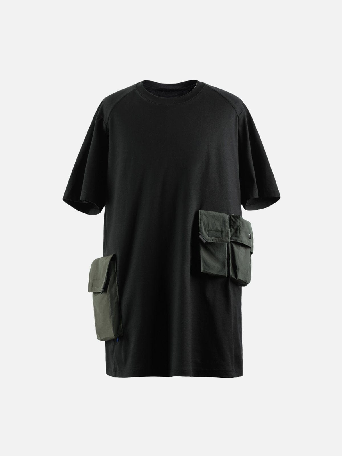 Asymmetrical Multi Pockets Tactical Tee Streetwear Brand Techwear Combat Tactical YUGEN THEORY