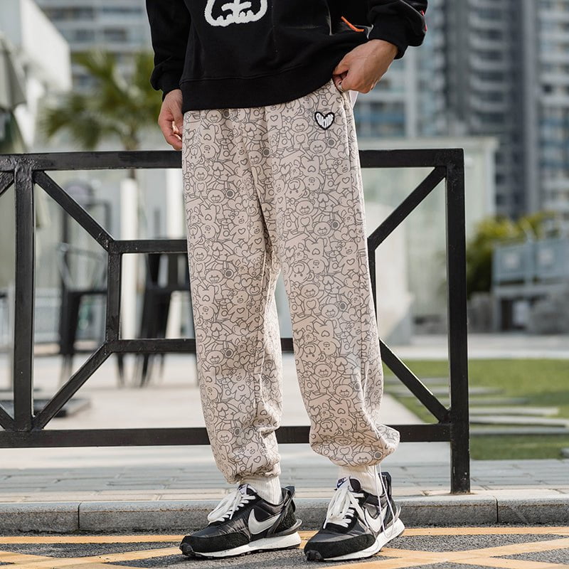 Baggy Sweatpants Full Bear Streetwear Brand Techwear Combat Tactical YUGEN THEORY