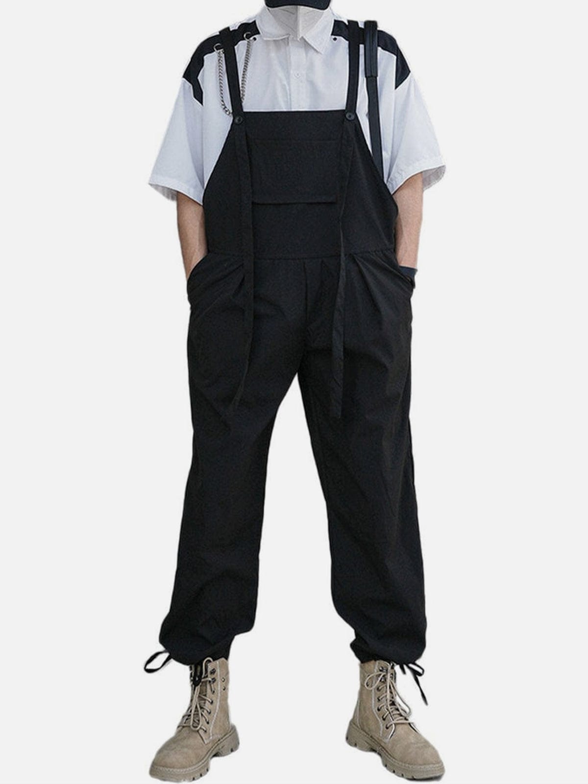 Bandage Ribbons Cotton Overalls Streetwear Brand Techwear Combat Tactical YUGEN THEORY