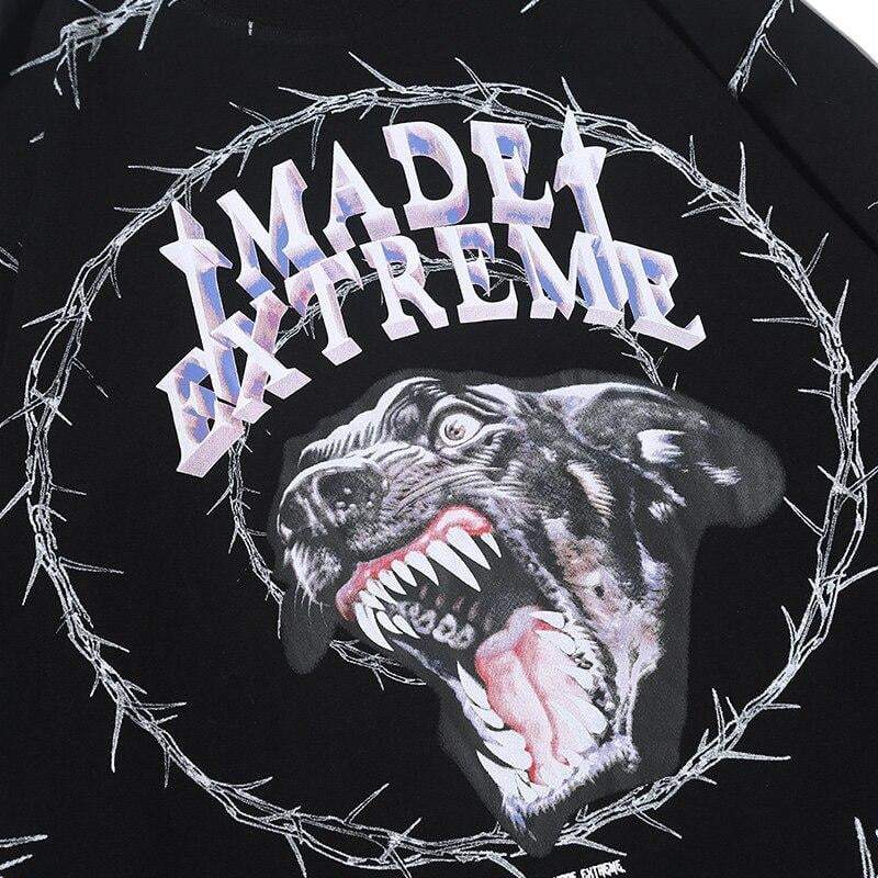 Barbed Wire Sweatshirt Streetwear Brand Techwear Combat Tactical YUGEN THEORY