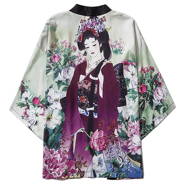 Beauty in Flowers Kimono Streetwear Brand Techwear Combat Tactical YUGEN THEORY