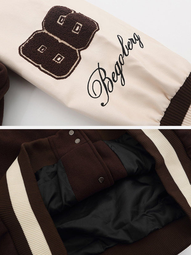 BG Embroidery Varsity Jacket Streetwear Brand Techwear Combat Tactical YUGEN THEORY