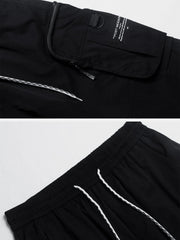 Big Pocket Drawstring Cargo Pants Streetwear Brand Techwear Combat Tactical YUGEN THEORY