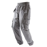Big Pockets Drawstring Nylon Pants Streetwear Brand Techwear Combat Tactical YUGEN THEORY