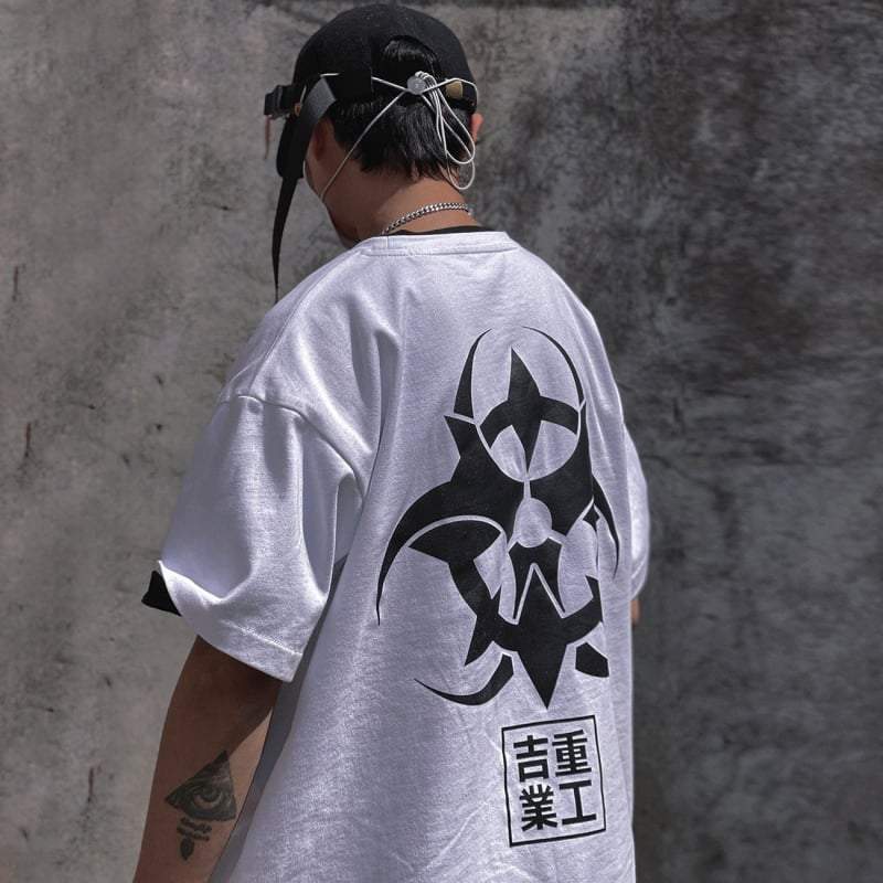 Biohazard Techwear T-Shirt Streetwear Brand Techwear Combat Tactical YUGEN THEORY