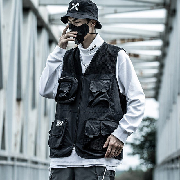 "Bklsdrjgp" Vest Streetwear Brand Techwear Combat Tactical YUGEN THEORY