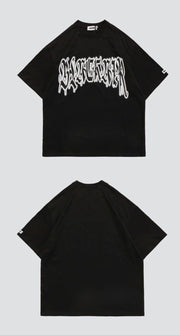 BLACK AIR Gothic Logo T-Shirt Streetwear Brand Techwear Combat Tactical YUGEN THEORY