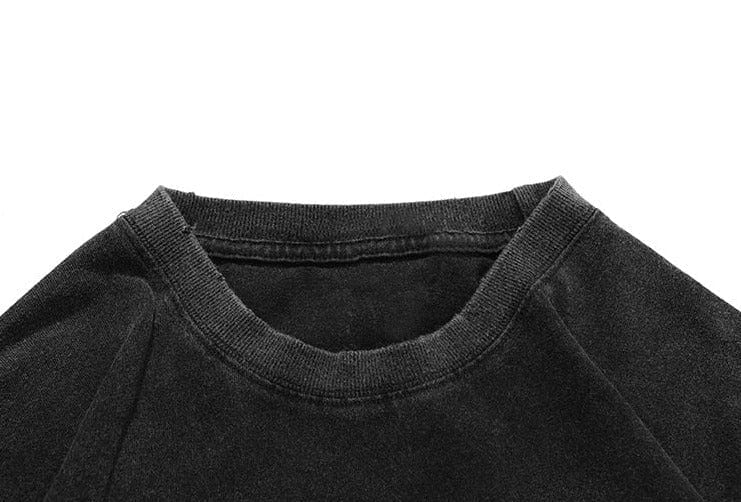 BLACK AIR Space Graphic Long Sleeve T-Shirt Streetwear Brand Techwear Combat Tactical YUGEN THEORY