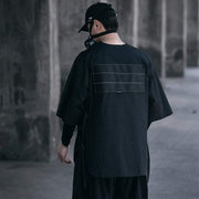 Black Oversized T-Shirt Streetwear Brand Techwear Combat Tactical YUGEN THEORY