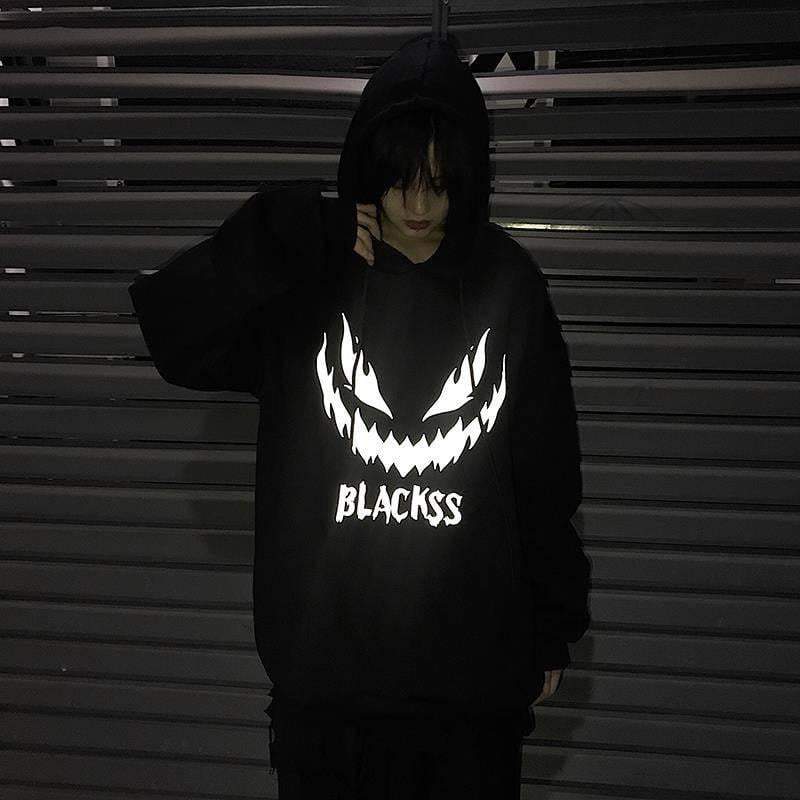 Black Reflect Tech Ware hoodie Streetwear Brand Techwear Combat Tactical YUGEN THEORY