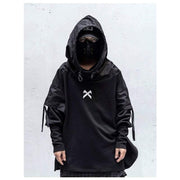 Black Streetwear Hoodie Streetwear Brand Techwear Combat Tactical YUGEN THEORY