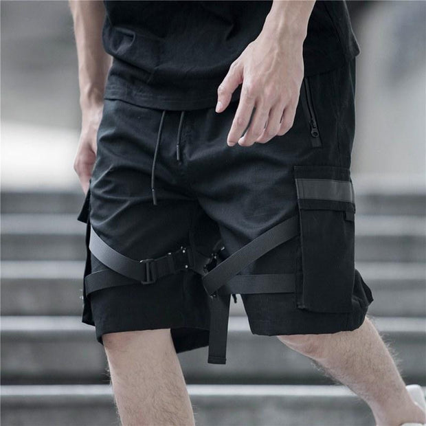 Blackout Shorts Streetwear Brand Techwear Combat Tactical YUGEN THEORY