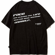 Blurred Portrait Washed Graphic Tee Streetwear Brand Techwear Combat Tactical YUGEN THEORY