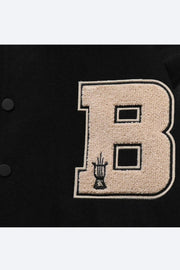 Bone Varsity Jacket Streetwear Brand Techwear Combat Tactical YUGEN THEORY