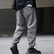 Bright Line Drawstring Cargo Pants Streetwear Brand Techwear Combat Tactical YUGEN THEORY