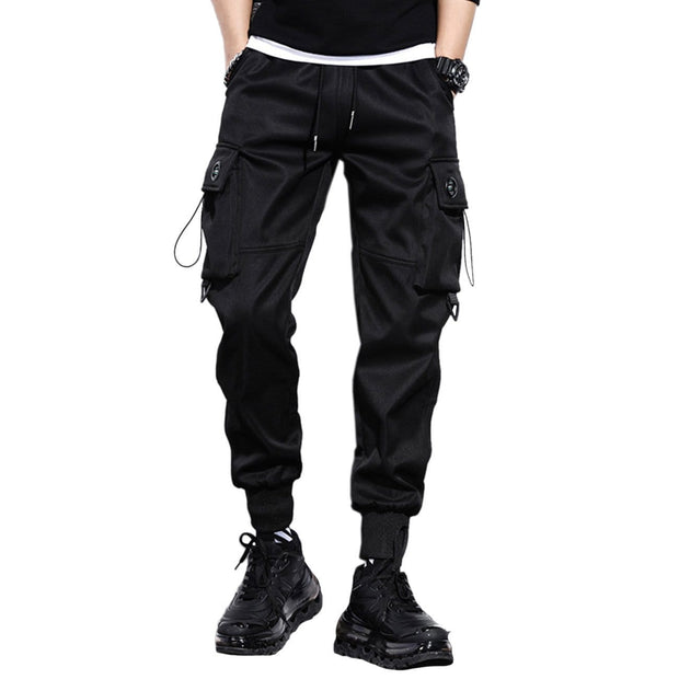 Buckle Drawstring Pocket Cargo Pants Streetwear Brand Techwear Combat Tactical YUGEN THEORY