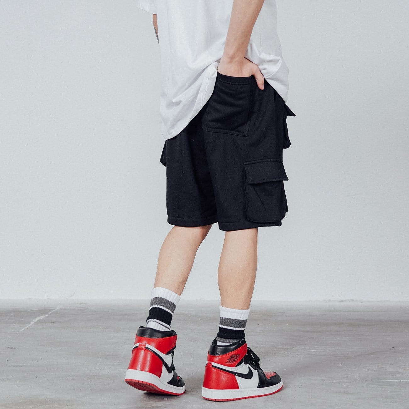 Buckle Pocket Cargo Shorts Streetwear Brand Techwear Combat Tactical YUGEN THEORY
