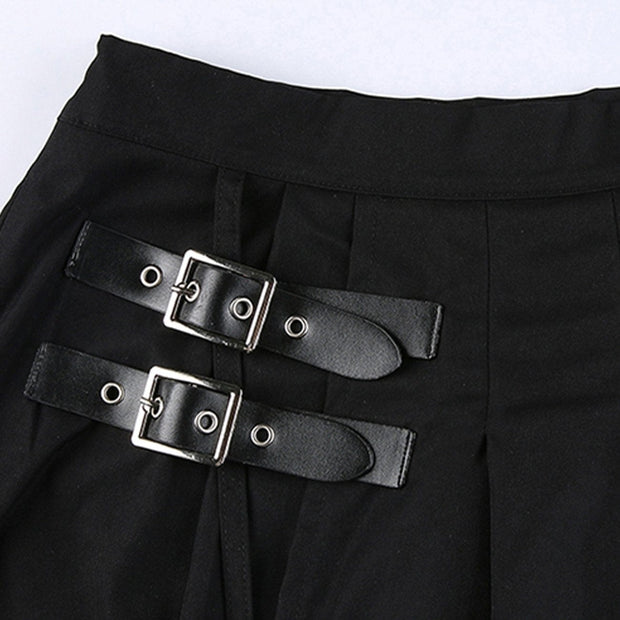 Buckle PU Belt Skirt Streetwear Brand Techwear Combat Tactical YUGEN THEORY