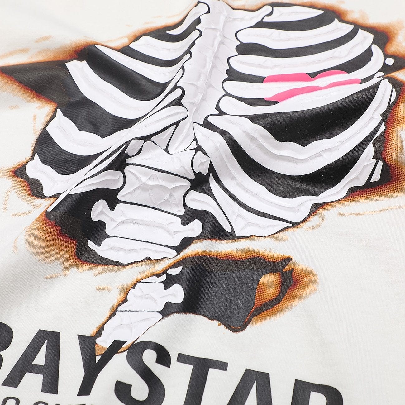 Burn The Skeleton Graphic Tee Streetwear Brand Techwear Combat Tactical YUGEN THEORY