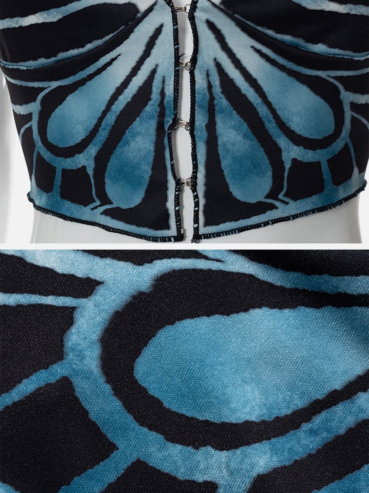Butterfly Print Vest Streetwear Brand Techwear Combat Tactical YUGEN THEORY