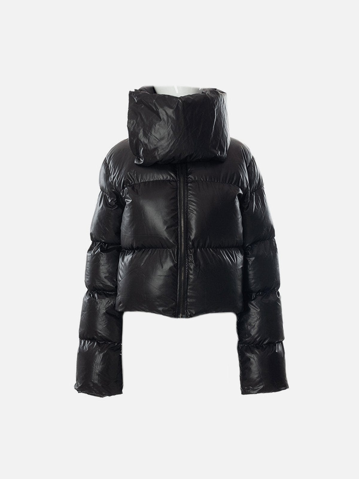 Buttons Scarf Winter Coat Streetwear Brand Techwear Combat Tactical YUGEN THEORY