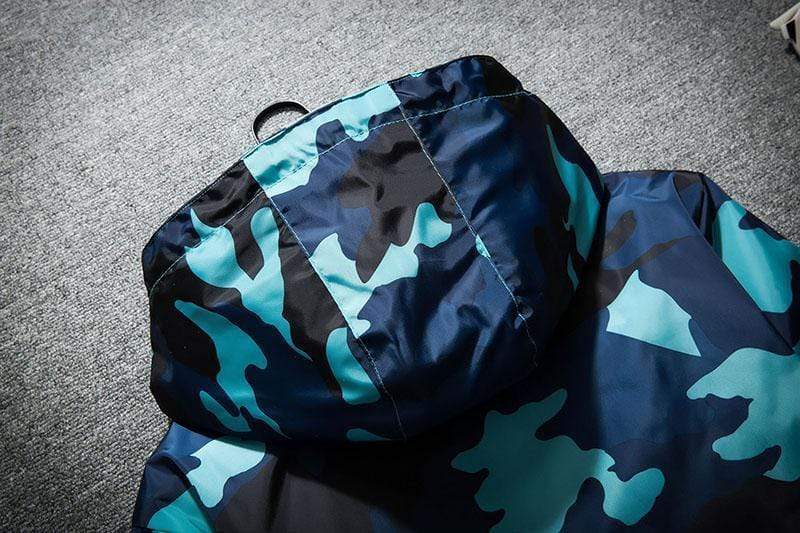 Camo Windbreaker Streetwear Brand Techwear Combat Tactical YUGEN THEORY