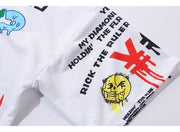 Cartoon Graffiti T-Shirt Streetwear Brand Techwear Combat Tactical YUGEN THEORY