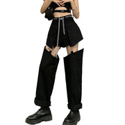 Chain Belt Detachable Pants Streetwear Brand Techwear Combat Tactical YUGEN THEORY