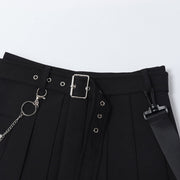 Chain Ribbon Skirt Streetwear Brand Techwear Combat Tactical YUGEN THEORY