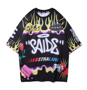 Chaos Graffiti T-Shirt Streetwear Brand Techwear Combat Tactical YUGEN THEORY