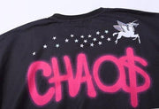 Chaos Graffiti T-Shirt Streetwear Brand Techwear Combat Tactical YUGEN THEORY