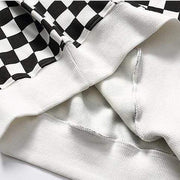 Checkered Hoodie Streetwear Brand Techwear Combat Tactical YUGEN THEORY