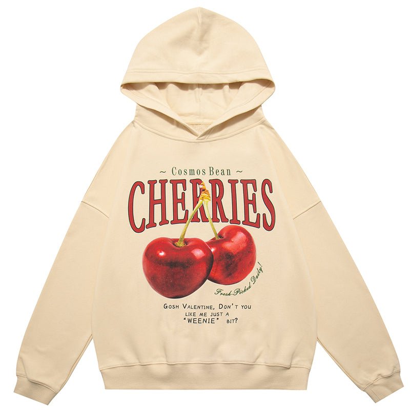 Chic Pullover Hoodie Cherries Streetwear Brand Techwear Combat Tactical YUGEN THEORY