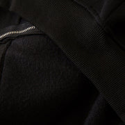 Circle Letters Print Fleece Zip Up Hoodie Streetwear Brand Techwear Combat Tactical YUGEN THEORY