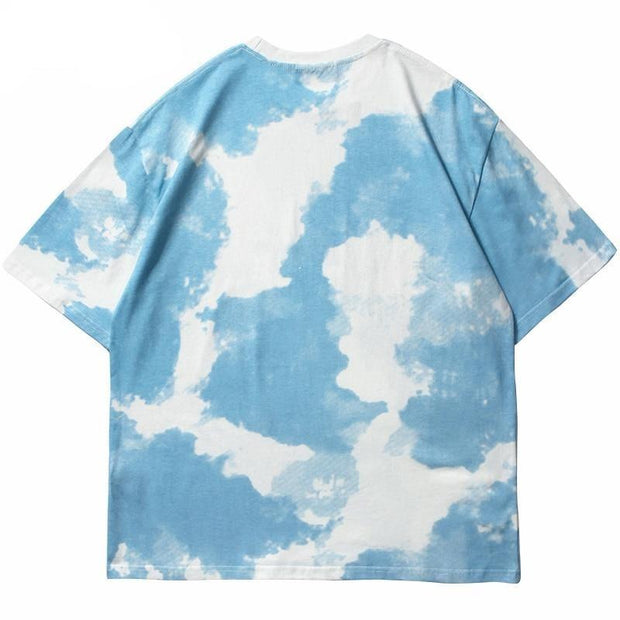 Cloud Print T-Shirt Streetwear Brand Techwear Combat Tactical YUGEN THEORY